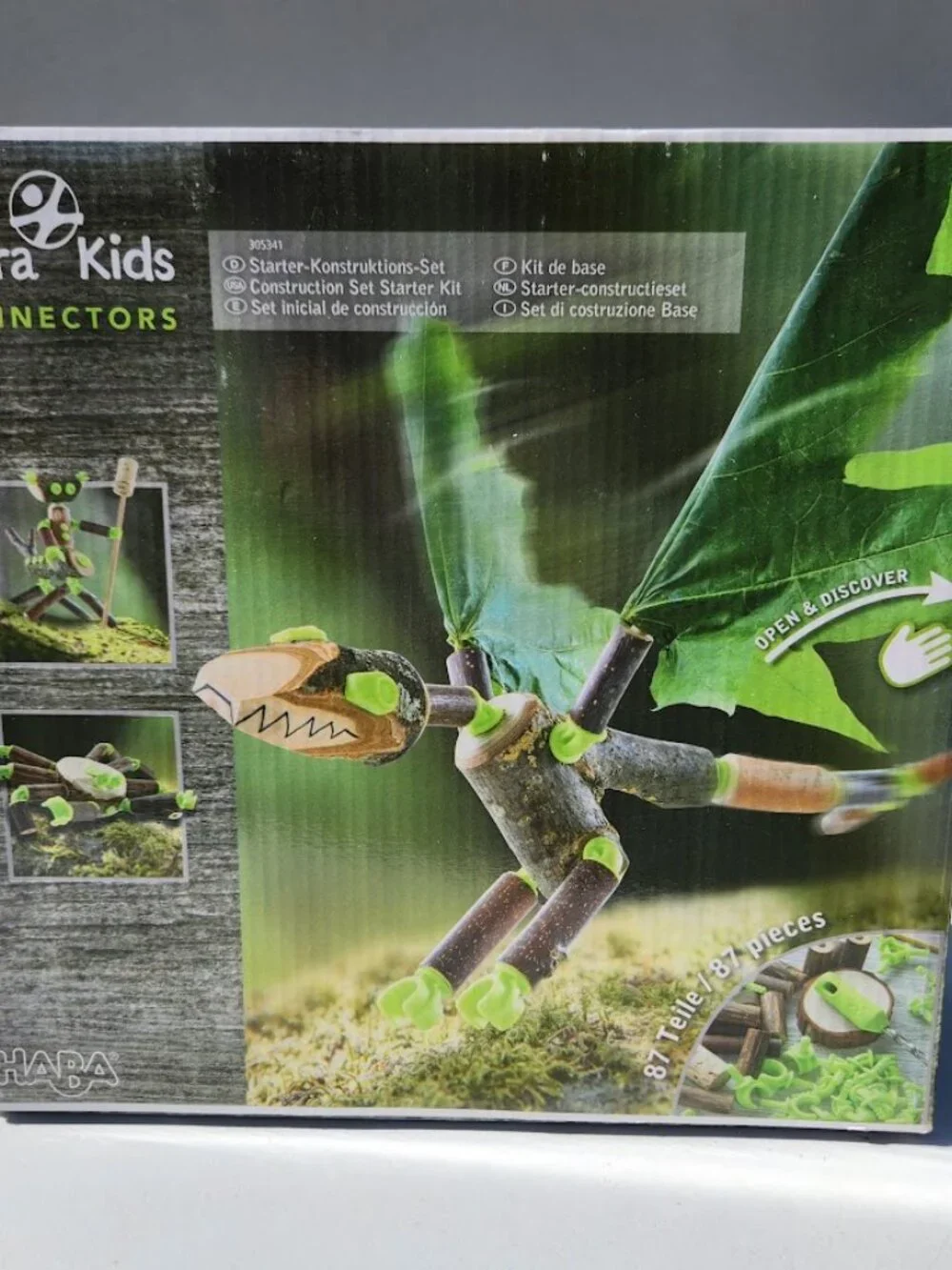 HABA Terra Kids Connectors Backyard Nature Craft Kit STEM ENGINEERING Toy NEW Mo